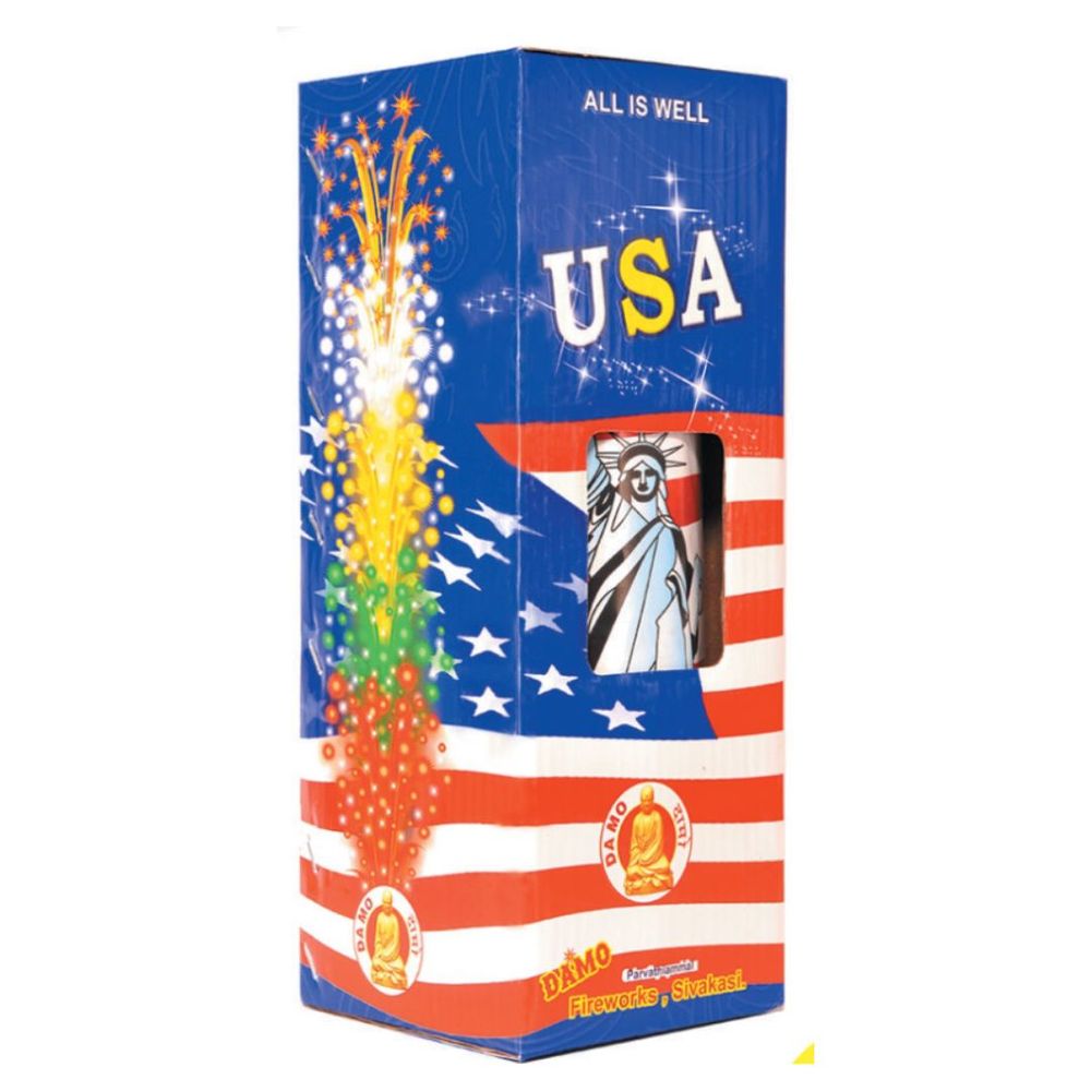 U.S.A(multi colour changing &mega crackiling fontain)