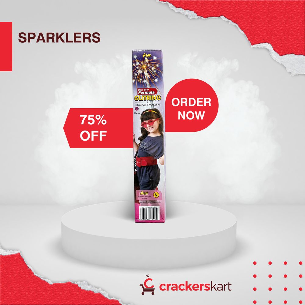 12CM GILTRING SPARKLERS(ASOK)