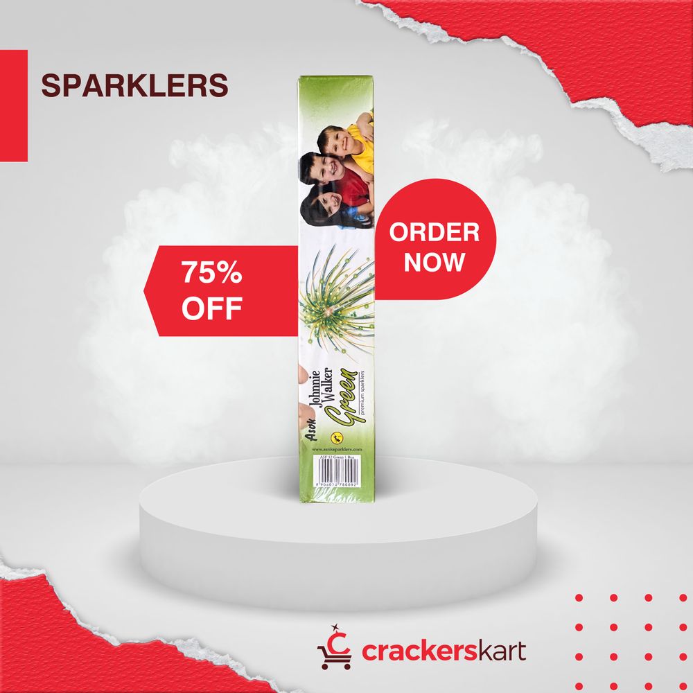 12CM GREEN SPARKLERS(ASOK)