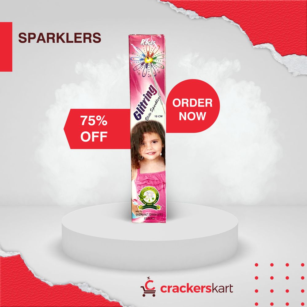 10CM GLITRING SPARKLERS