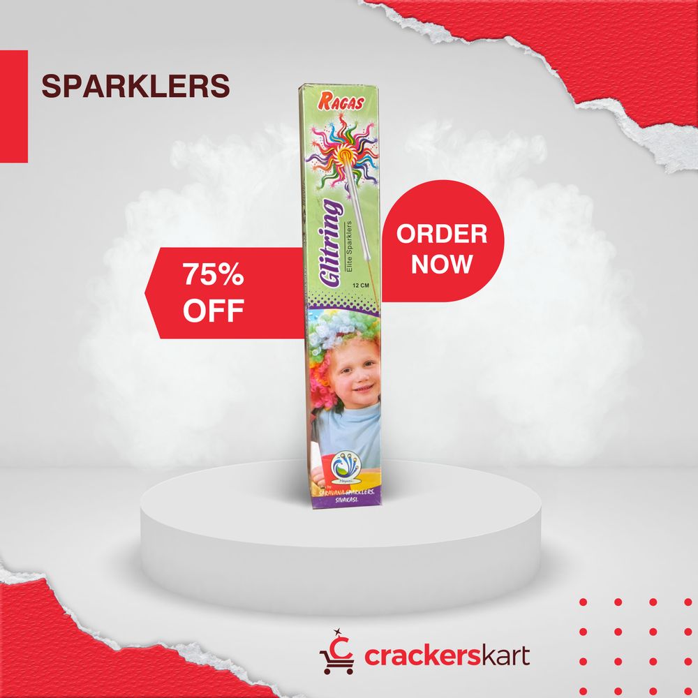 12CM GLITRING SPARKLERS