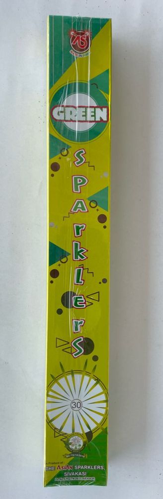 30CM GREEN SPARKLES 30CM GREEN SPARKLES