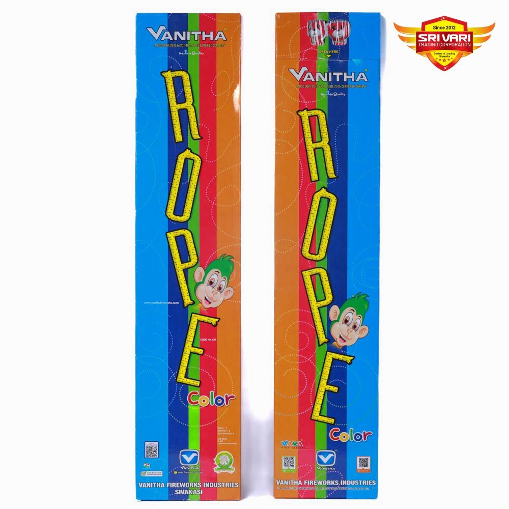 VANITHA COLOUR ROPE (4 PCS) VANITHA COLOUR ROPE (4 PCS)