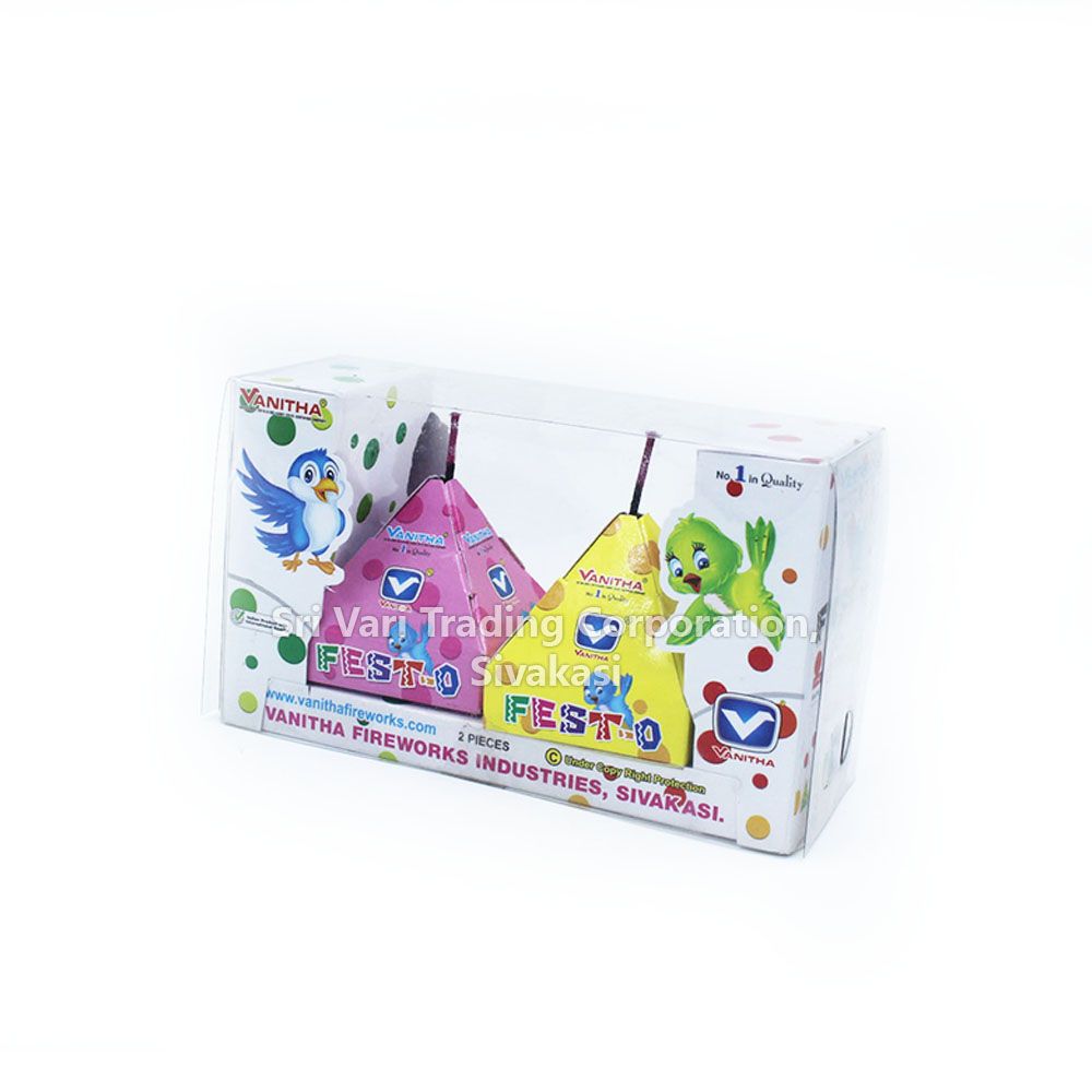 VANITHA FEST O (TRICOLOUR) (2PCS)