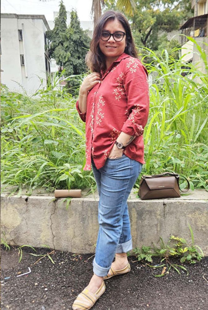 Teddy Half Sleeves Night Suit Animal Print - White