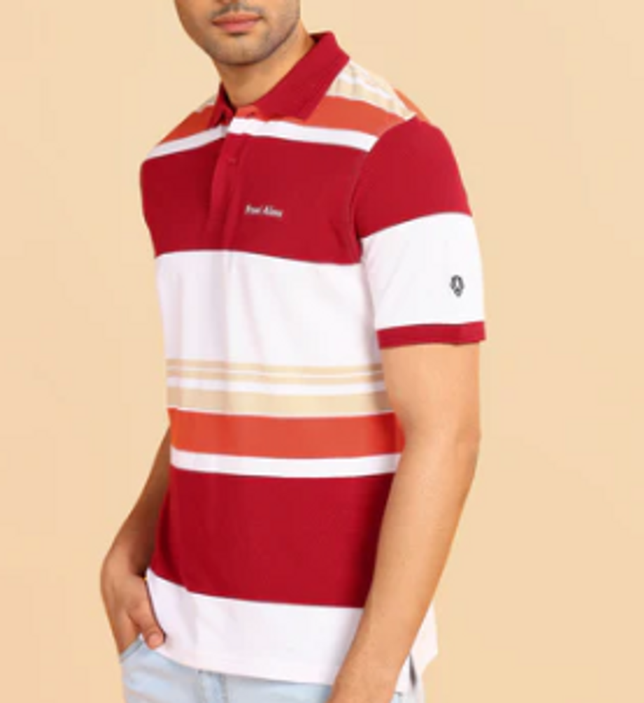 Color Block Polo