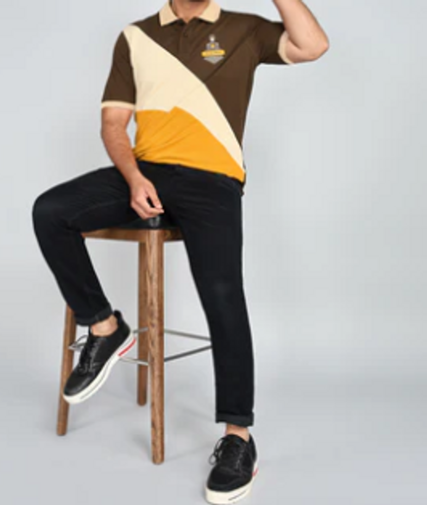Color Block Polo