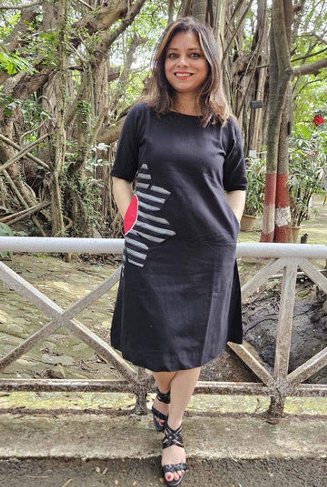 Rikidoos Half Sleeves Printed Tee - Red