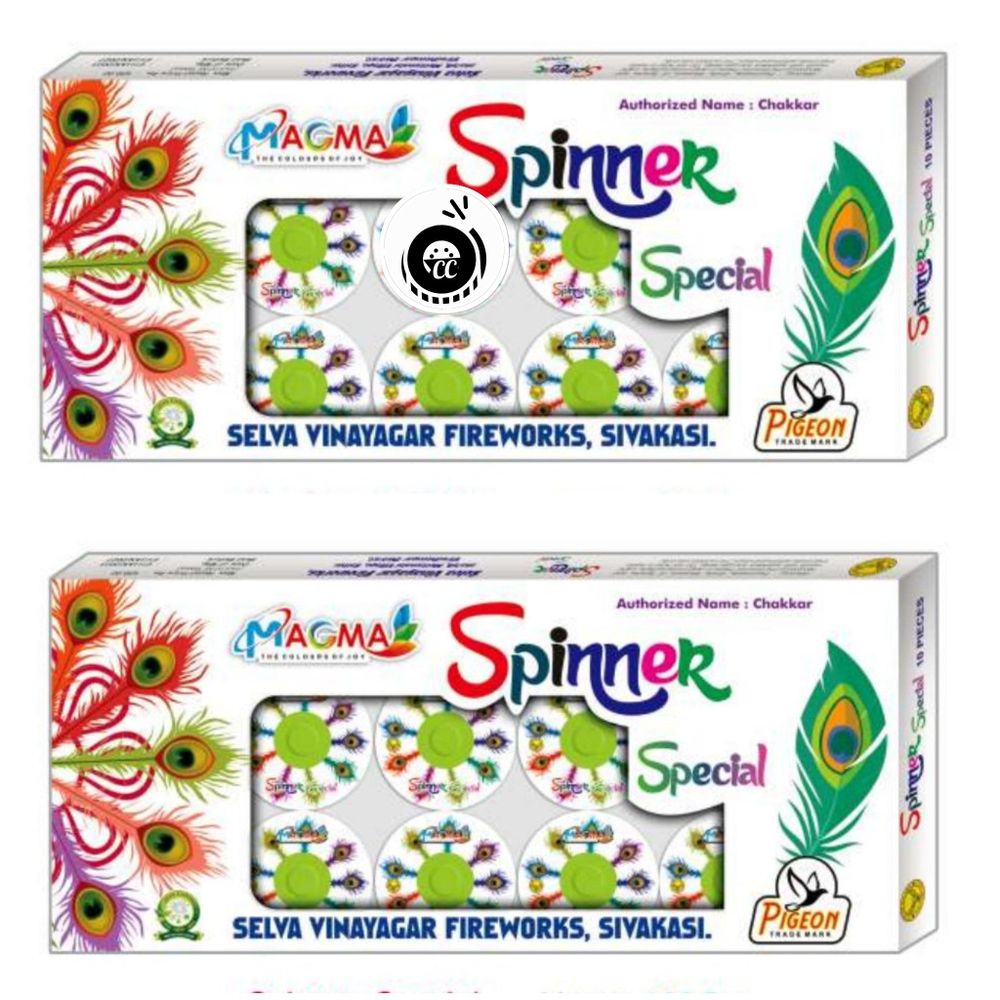 Spinner Special Plastic Wheel  (10 Pcs)