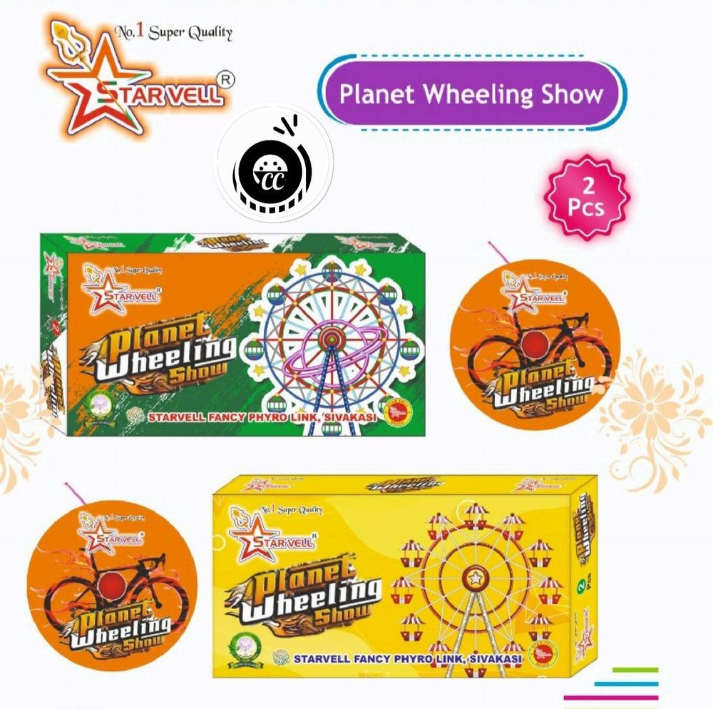 Planet Wheeling Show Crackling ( 2 Pcs)
