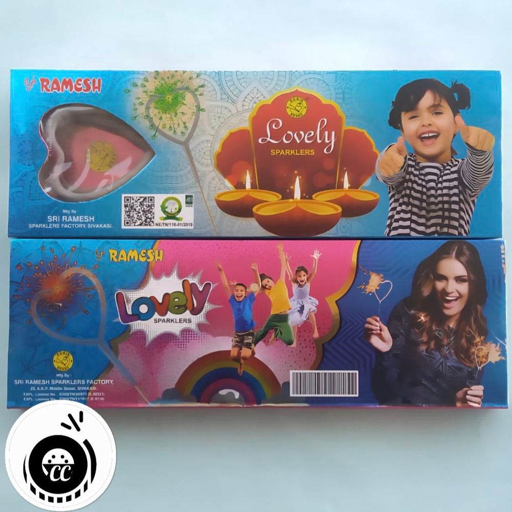 Lovely Sparklers (3 Pcs) (3 Different Colours)