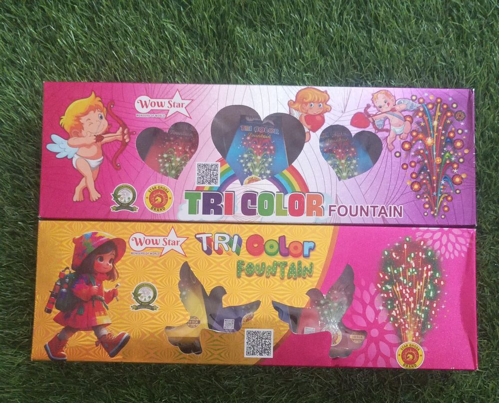 Tri Colour Fountain (5 Pcs)