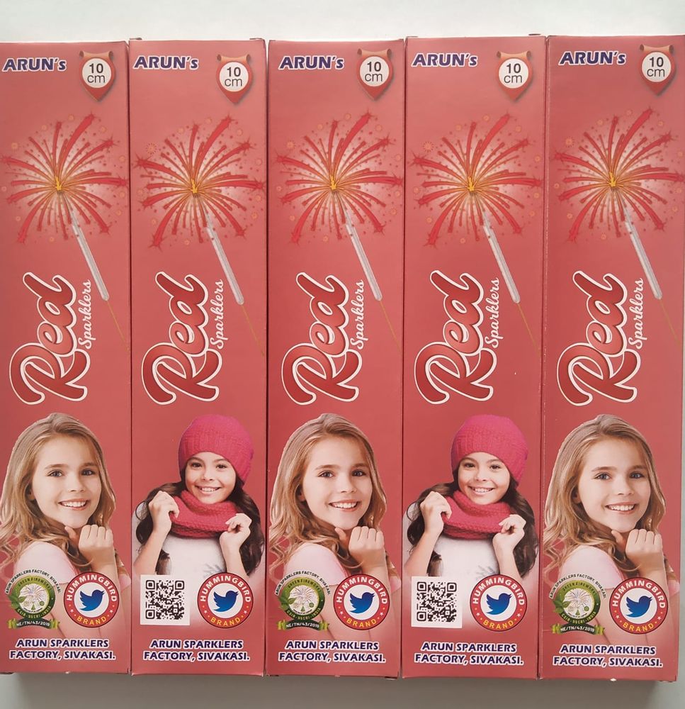 10 Cm Red (10 Pcs)