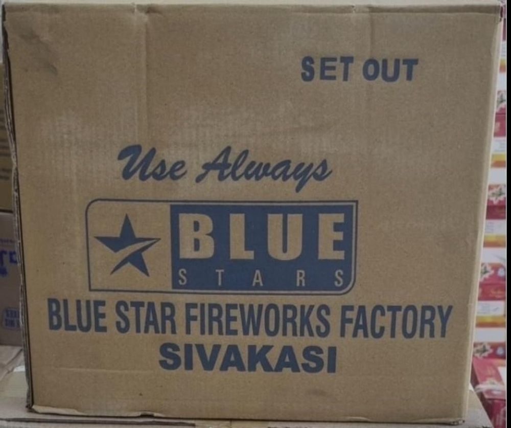 4'' SET OUT (BLUE STAR)