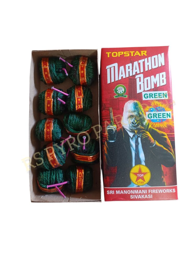 Marathon Bomb Green (10 Pcs)