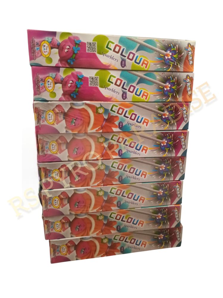 10 CM Colour Sparklers (10 Pcs)