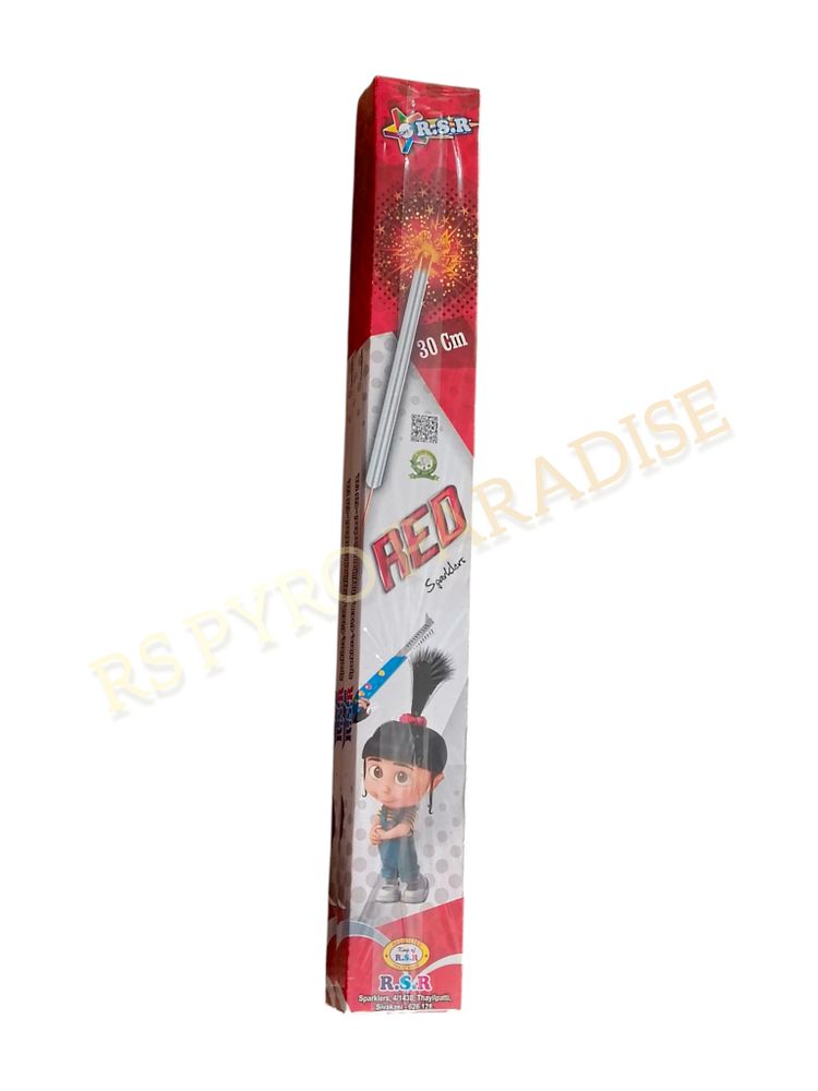 30 CM Red Sparklers (5 Pcs)