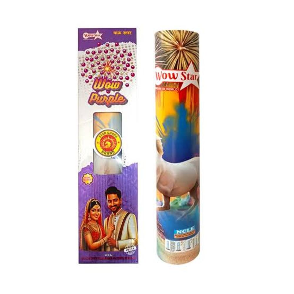 4" Fancy WOW Purple / Pink