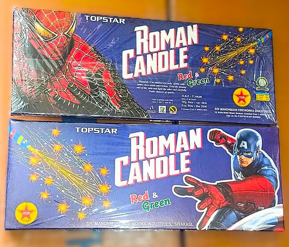 Roman Candle- Red & Green (10 Pcs)