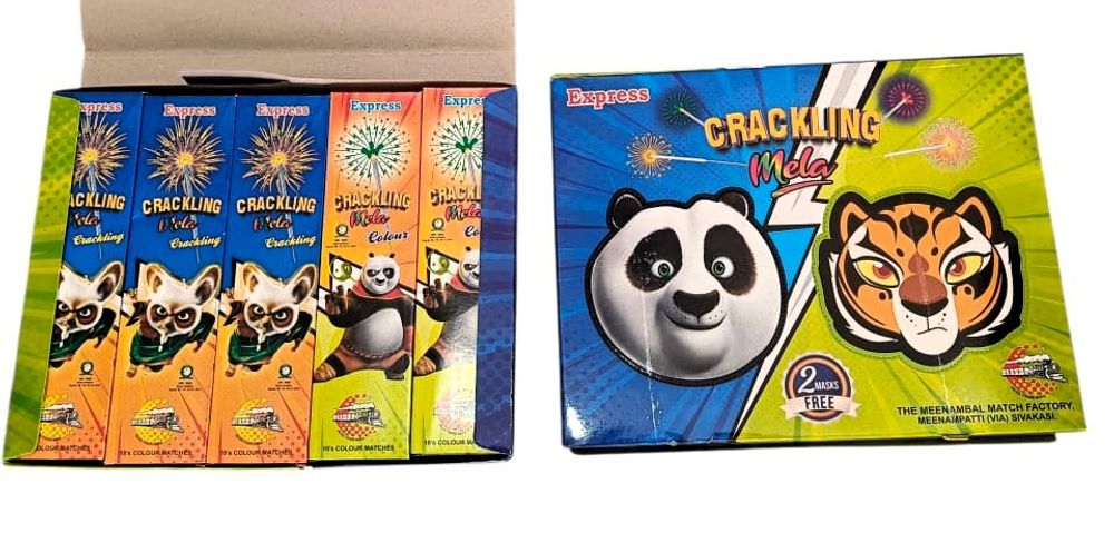 Crackling Mega Deluxe Matches- 5 IN 1 (10 Box)