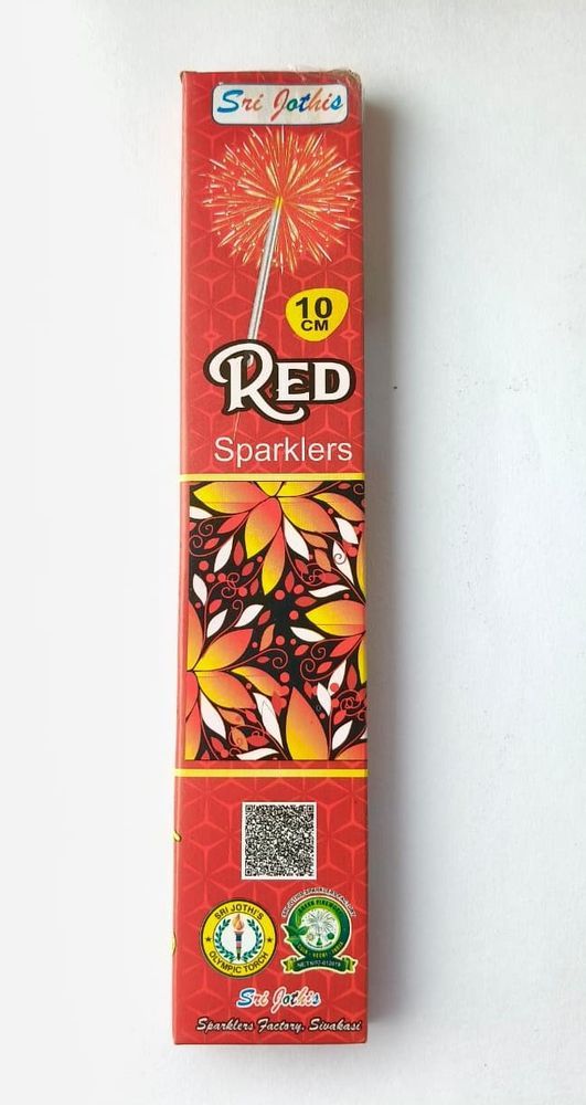 10 CM Red Sparklers (10 Pcs)
