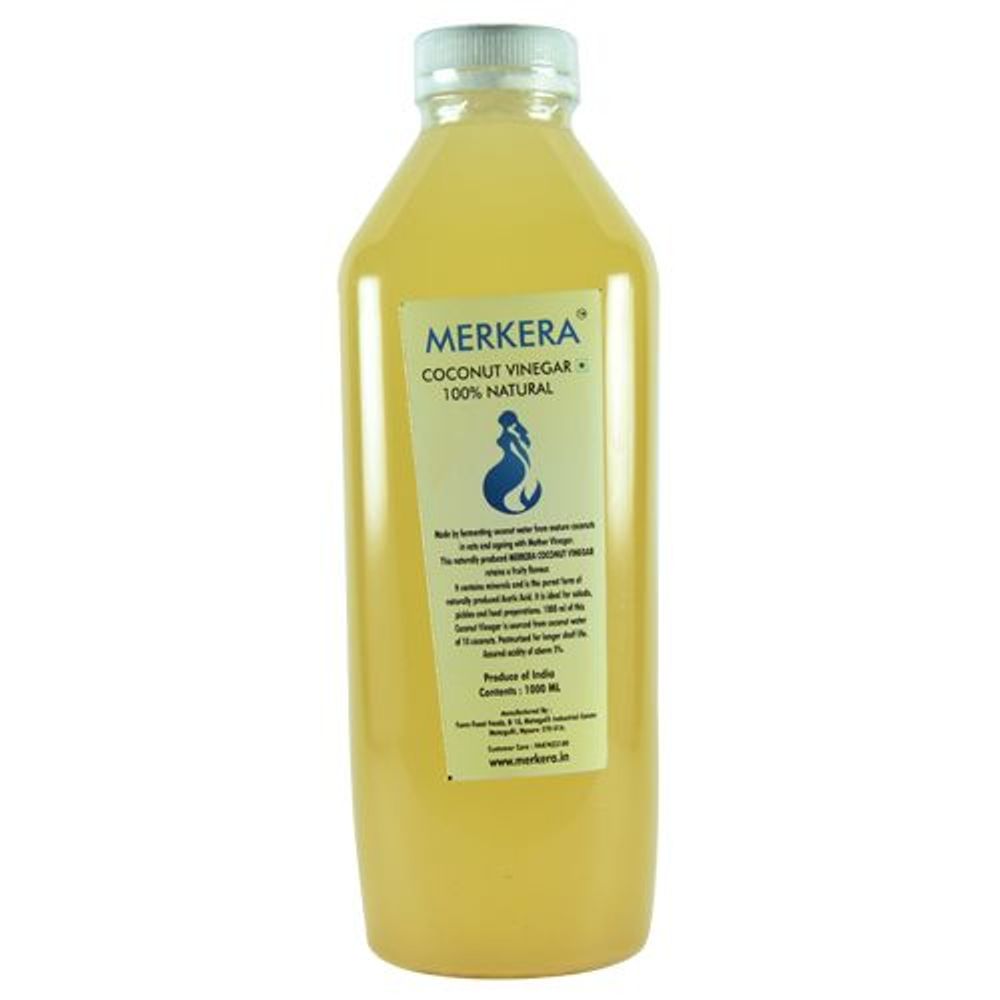Merkera Natural Coconut Vinegar, 1 L