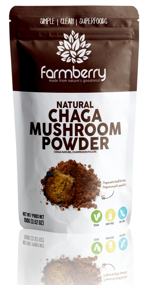 Farmberry 100% Natural Chaga Mushroom Powder 100g