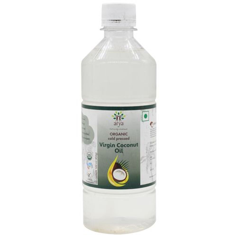Arya Organic Virgin Coconut Oil - Certified, 500 ml