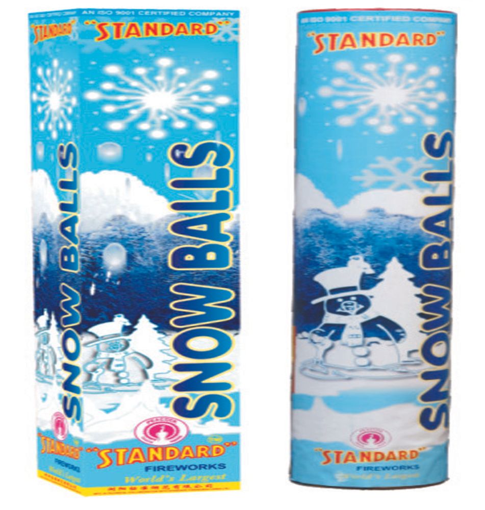 2" SNOW BALLS