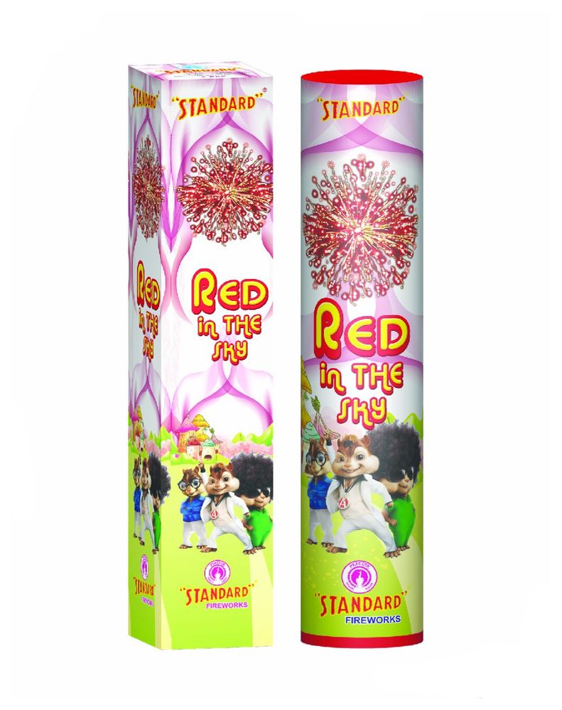 3" RED IN THE SKY