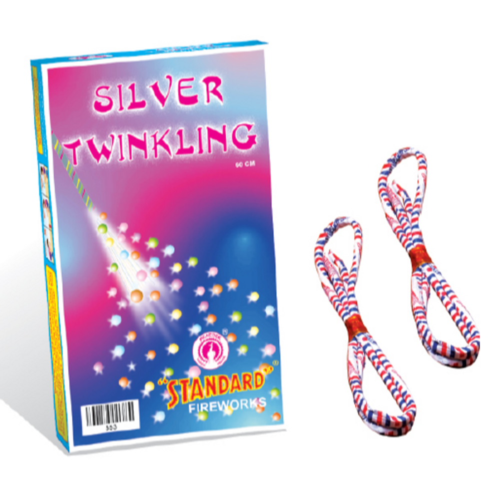 2" SILVER TWINKLINGS (10 PCS)