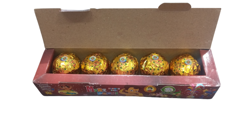 Mini Pearl Andhra Flower pots (5pcs)