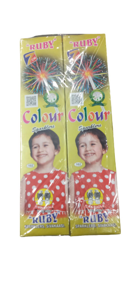 7 Cm Colour Sparklers (10pcs)