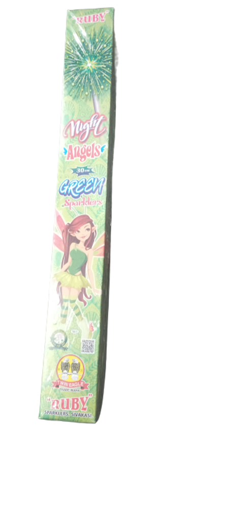 30 Cm Green Sparklers 5pcs