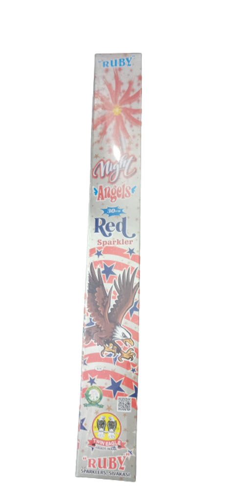 30 Cm Red Sparklers 5pcs