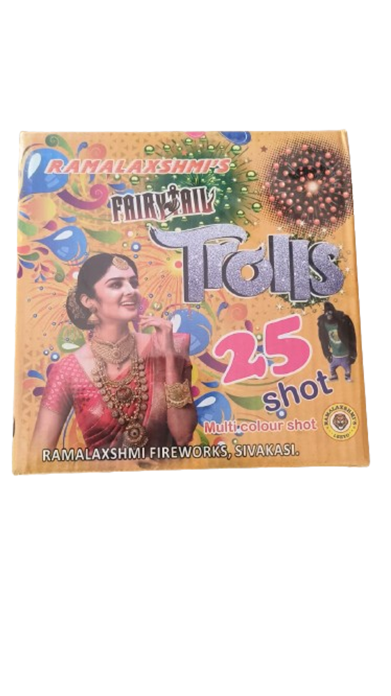 25 shot Multicolor Raider 1pcs