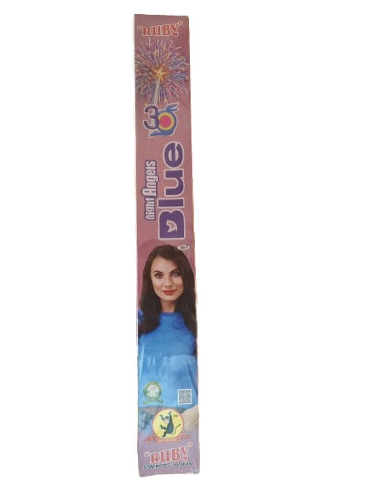 30 Cm Blue Sparklers 10 Pcs
