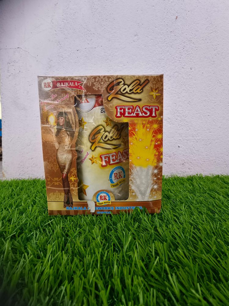 Gold Feast (Gold & Star Crackling)