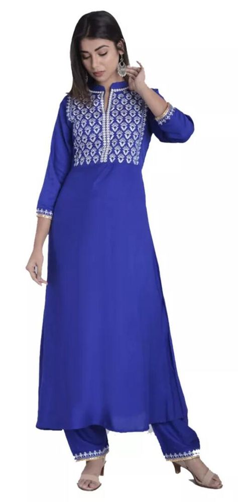 Washable Ladies Double Umbrella Sleeves Kurti With Palazzo at Best Price in  Faridabad  Navya Creations