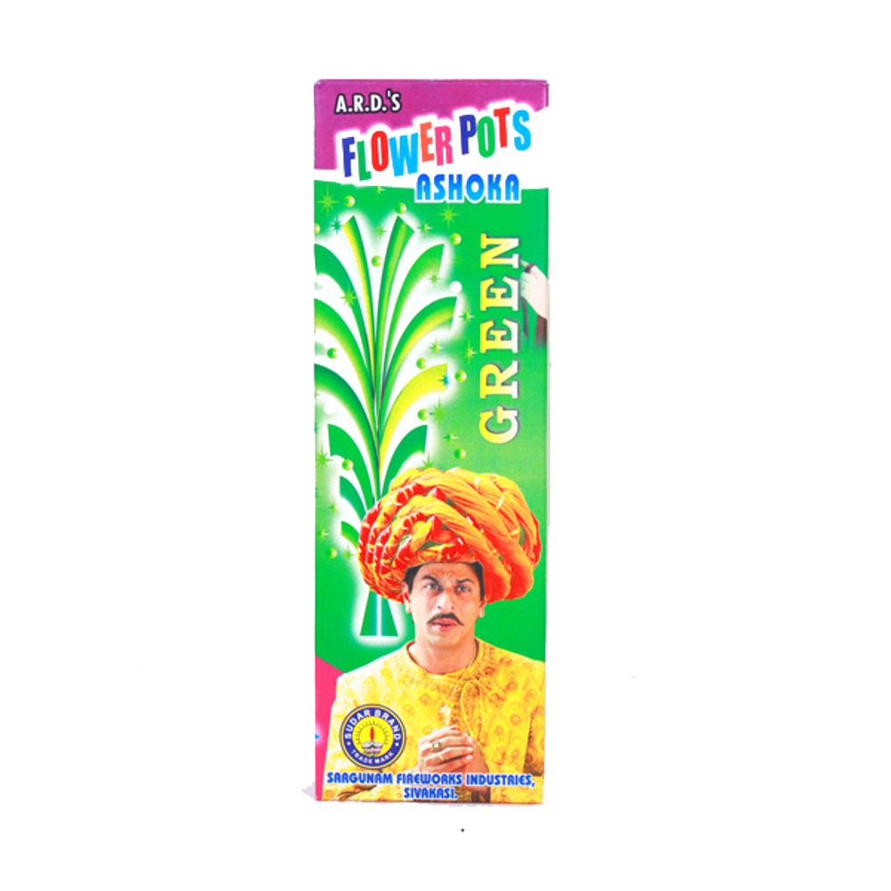 Flower Pots Asoka Green (10 Pieces) Flower Pots Asoka Green (10 Pieces)