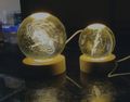 Crystal Solar System Lamp
