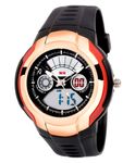 Kool Kidz New Analogue Cum Digital Watch - Black