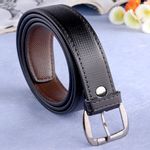 London Fashion Solid Belt - Black