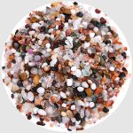 Marble Chips Pebbles (Mix Color, Small, Polished) - 1 kg