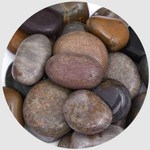 River Pebbles (Navrang, Big, Polished) - 2 kg