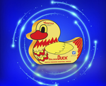 Golden Duck( 3 in 1)Golden glitering-(Vanitha)