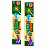 15 Cm Green Sparklers
