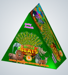 JUNGLE BEATS E (18 SHOT GLITTERING & CRACKLING TAILS)