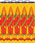 4" Gold Lakshmi (12 Ply)