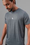 Polyester Crew neck T-Shirt -Grey